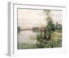 By the River-Louis Aston Knight-Framed Premium Giclee Print