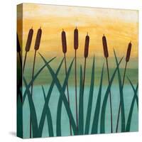 By The River-Herb Dickinson-Stretched Canvas