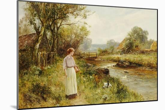 By the River-Ernest Walbourn-Mounted Giclee Print