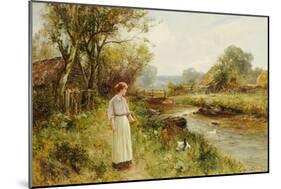 By the River-Ernest Walbourn-Mounted Giclee Print