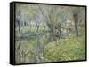 By the River-Frederick Carl Frieseke-Framed Stretched Canvas