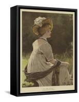 By the River-Robert James Gordon-Framed Stretched Canvas
