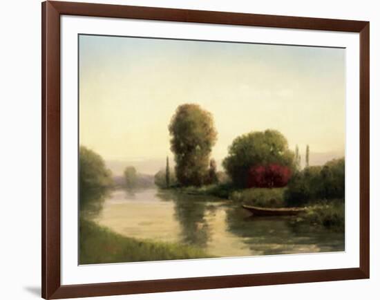 By the Riverside-Udell-Framed Art Print