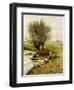 By the Riverside-Emile Claus-Framed Giclee Print