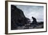 By the Rocks at Low Tide, 1878-Emmanuel Lansyer-Framed Giclee Print