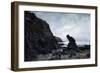 By the Rocks at Low Tide, 1878-Emmanuel Lansyer-Framed Premium Giclee Print
