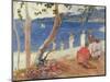 By the Sea, 1887-Paul Gauguin-Mounted Giclee Print