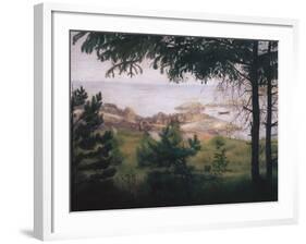 By the sea, 1908-Harald Oscar Sohlberg-Framed Giclee Print