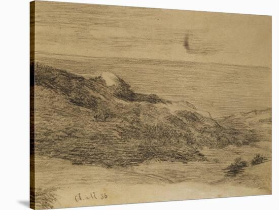 By the Sea; Au Bord De La Mer-Claude Monet-Stretched Canvas