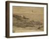 By the Sea; Au Bord De La Mer-Claude Monet-Framed Giclee Print