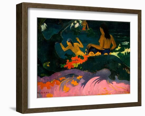 By the Sea (Fatata Te Mit)-Paul Gauguin-Framed Giclee Print