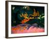 By the Sea (Fatata Te Mit)-Paul Gauguin-Framed Giclee Print