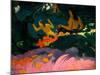 By the Sea (Fatata Te Mit)-Paul Gauguin-Mounted Giclee Print