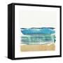 By the Sea I no Words-Jess Aiken-Framed Stretched Canvas