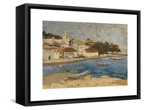 By the Sea I-Megan Meagher-Framed Stretched Canvas