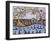 By the Sea-Karla Gerard-Framed Premium Giclee Print