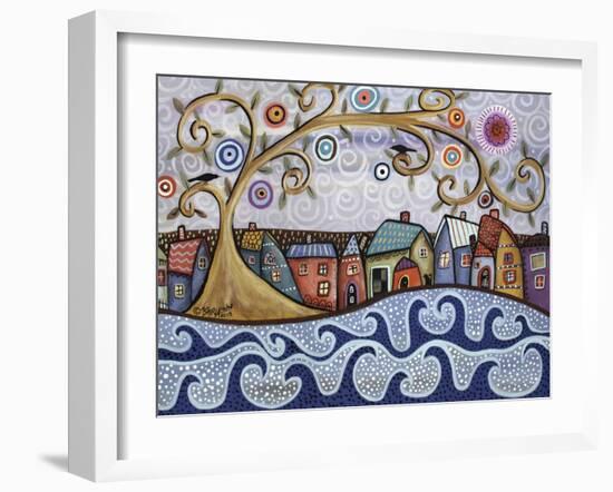 By the Sea-Karla Gerard-Framed Premium Giclee Print