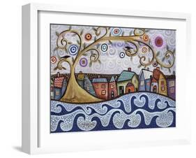 By the Sea-Karla Gerard-Framed Premium Giclee Print