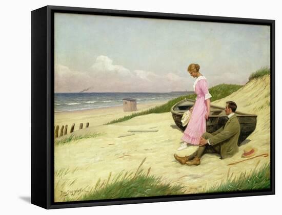 By the Sea-Povl Steffensen-Framed Stretched Canvas