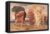 By the Sea-Frederic Leighton-Framed Stretched Canvas