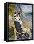 By the Seashore, 1883-Pierre-Auguste Renoir-Framed Stretched Canvas