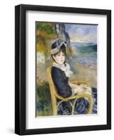 By the Seashore, 1883-Pierre-Auguste Renoir-Framed Giclee Print