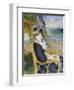 By the Seashore, 1883-Pierre-Auguste Renoir-Framed Giclee Print