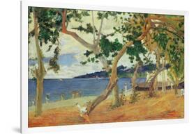 By the Seashore, Martinique, 1887-Paul Gauguin-Framed Giclee Print