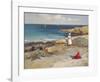 By The Seashore-H^ Finan-Framed Art Print