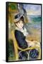 By the Seashore.-Auguste Renoir-Framed Poster