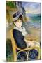 By the Seashore.-Auguste Renoir-Mounted Poster