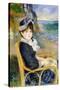 By the Seashore.-Auguste Renoir-Stretched Canvas