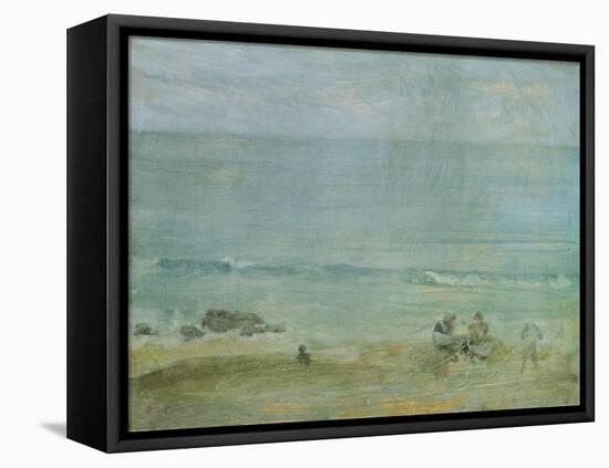 By the Shore, St. Ives-James Abbott McNeill Whistler-Framed Stretched Canvas