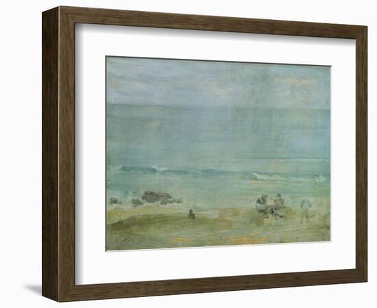 By the Shore, St. Ives-James Abbott McNeill Whistler-Framed Giclee Print