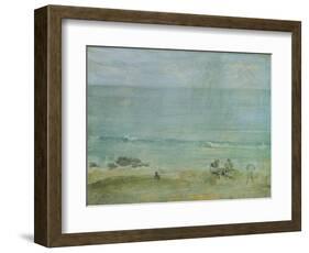 By the Shore, St. Ives-James Abbott McNeill Whistler-Framed Giclee Print