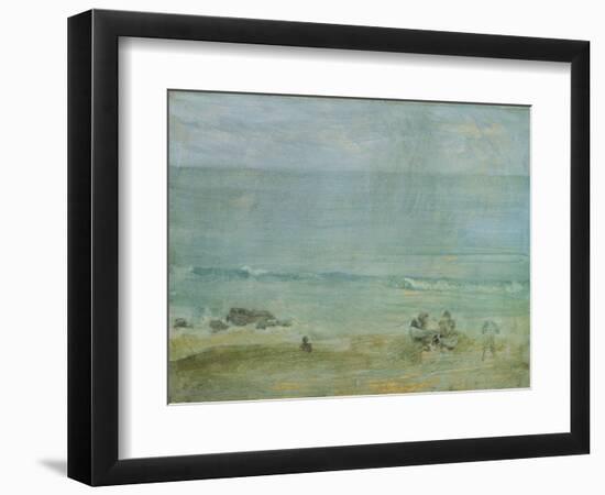 By the Shore, St. Ives-James Abbott McNeill Whistler-Framed Giclee Print