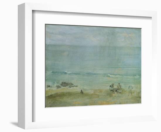 By the Shore, St. Ives-James Abbott McNeill Whistler-Framed Giclee Print