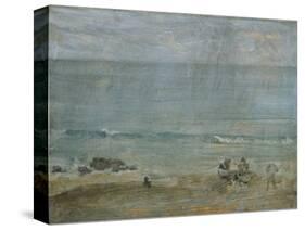 By the Shore, St. Ives.-James Abbott McNeill Whistler-Stretched Canvas