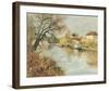 By The Towpath-Marcel Dyf-Framed Premium Giclee Print