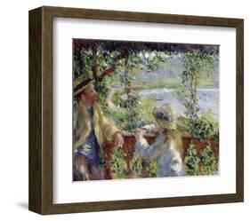 By the Water, ca. 1880-Pierre-Auguste Renoir-Framed Art Print