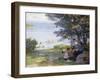 By the Water-Edward Henry Potthast-Framed Premium Giclee Print