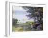 By the Water-Edward Henry Potthast-Framed Premium Giclee Print