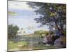 By the Water-Edward Henry Potthast-Mounted Premium Giclee Print