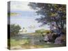 By the Water-Edward Henry Potthast-Stretched Canvas