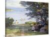 By the Water-Edward Henry Potthast-Stretched Canvas