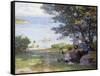 By the Water-Edward Henry Potthast-Framed Stretched Canvas