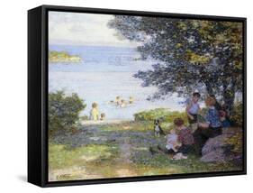 By the Water-Edward Henry Potthast-Framed Stretched Canvas