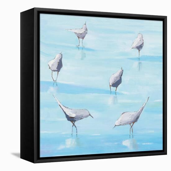 By the Waters Edge-Phyllis Adams-Framed Stretched Canvas