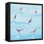 By the Waters Edge-Phyllis Adams-Framed Stretched Canvas