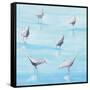 By the Waters Edge-Phyllis Adams-Framed Stretched Canvas